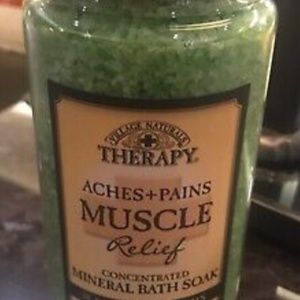Bath Salts Village Naturals Therapy Aches and Pains Concentrated Bath Salts Soak